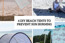 6 diy beach tents to prevent sun burning cover