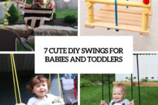 7 cue diy swings for babies and toddlers cover