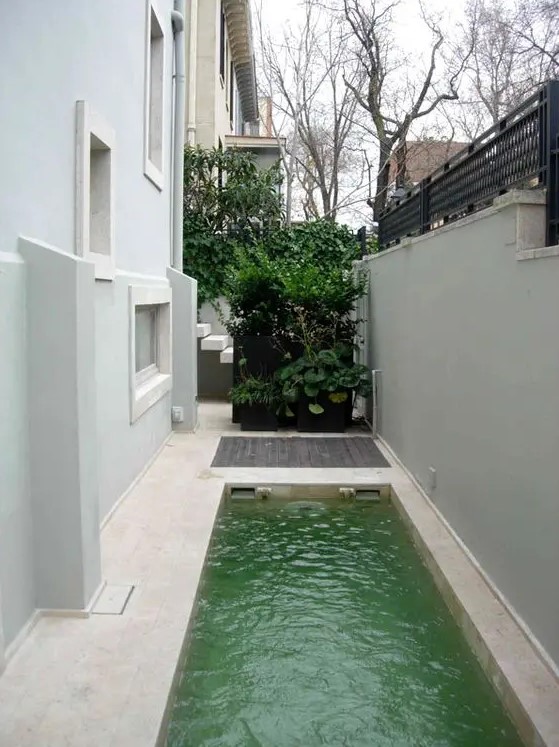 even if you don't have space for a deck, opt for a narrow pool instead, you won't regret
