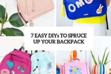 7 easy diys to spruce up your backpack cover