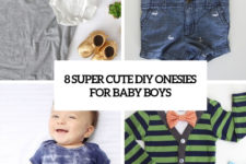 8 super cute diy onesies for baby boys cover