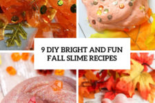 9 diy bright and fun fall slime recipes cover