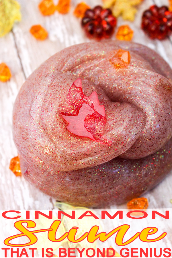DIY cinnamon-scented slime with no Borax (via kimspireddiy.com)
