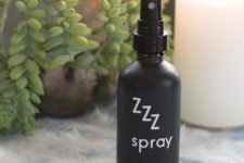 DIY essential oil ZZZ spray