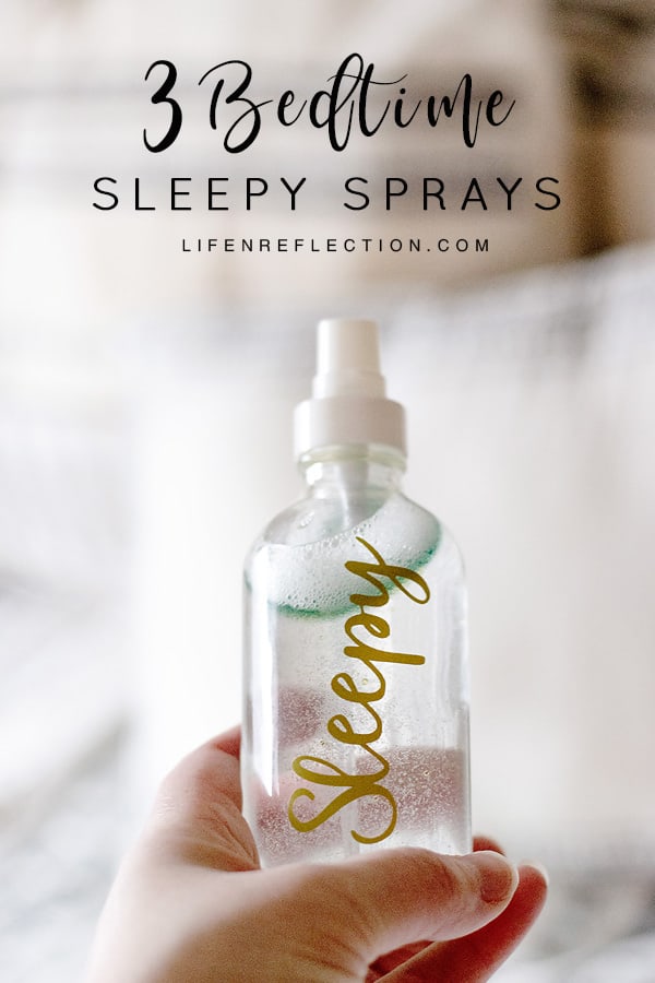 DIY all-natural lavender sleep spray (via www.lifenreflection.com)