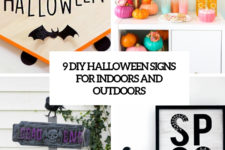 9 diy halloween signs for indoors and outdoors cover