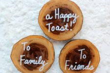 DIY multifunctional drink coasters for Thanksgiving and not only
