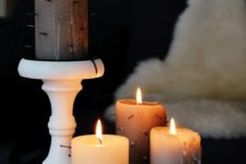 DIY tortured candles for Halloween