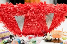 DIY little and cute vampire fang pinata for decor only