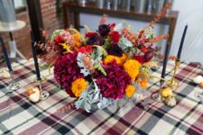 DIY Fall Floral Showpiece