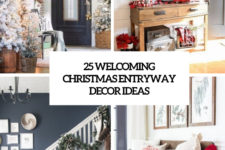 25 welcoming christmas entryway decor ideas cover