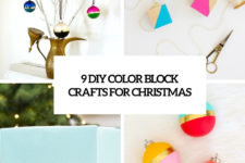 9 diy color block crafts for christmas cover