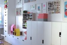 03 a large kids’ playroom fully done with IKEA Stuva cabinets and drawers is very functional