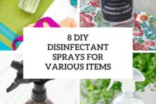 8 diy disinfectant sprays for various items cover