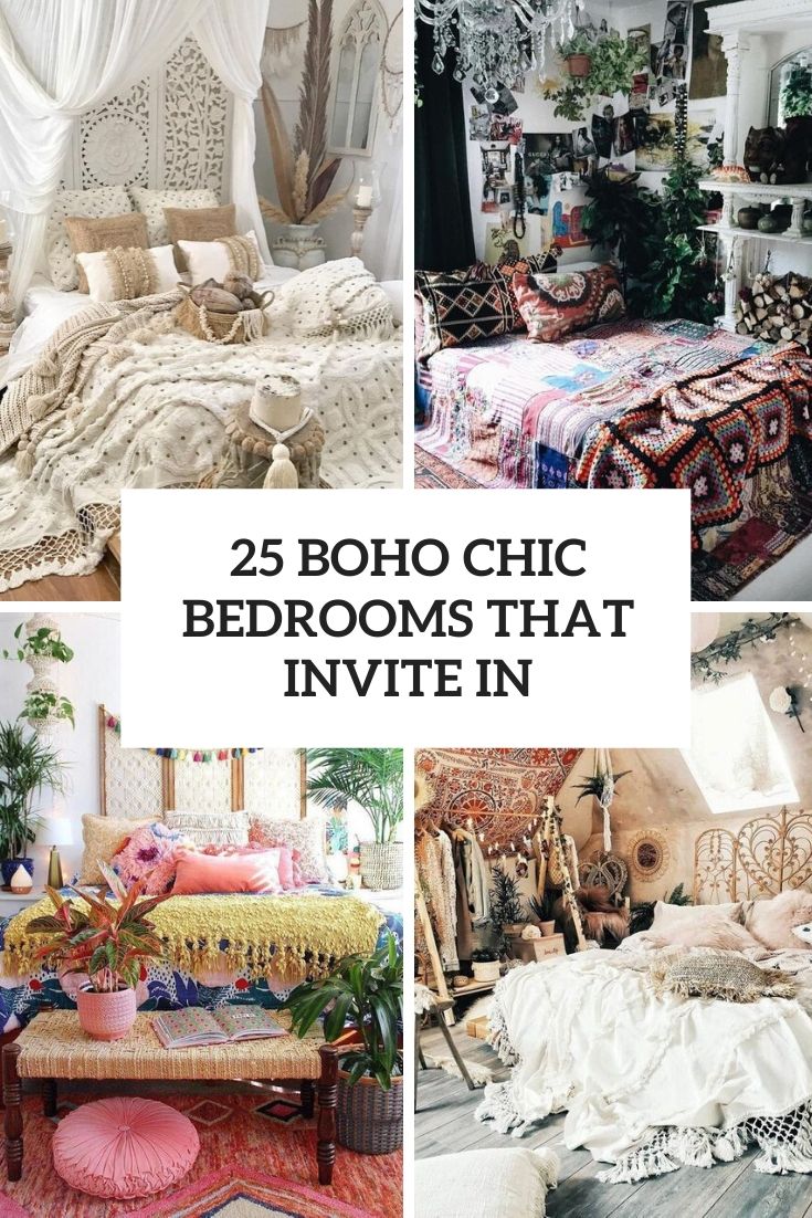 25 Boho Chic Bedrooms That Invite In