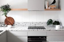 21 terrazzo countertops are a trendy idea to rock, they add pattern and eye-catchiness to the kitchen