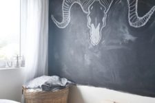 13 spruce up your bedroom design with a chalkboard wall and some design or art on it to make it more pesonalized and catchy