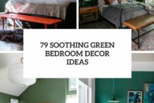79 soothing green bedroom decor ideas cover