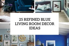 25 refined blue living room decor ideas cover