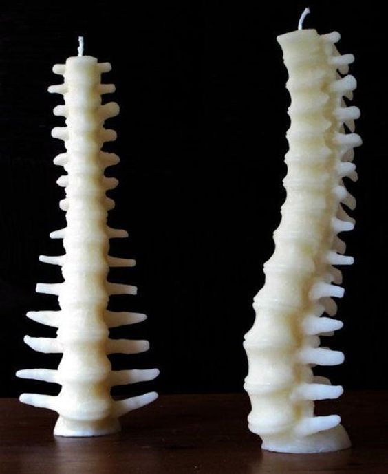 spooky Halloween spine candles like these ones are great and very scary decorations to rock