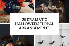 25 dramatic halloween floral arrangements cover