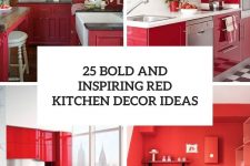 25 bold and inspiring red kitchen decor ideas cover