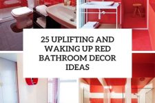 25 uplifting and waking up red bathroom decor ideas cover