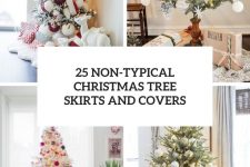 25 non-typical christmas tree skirts and covers cover