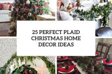 25 perfect plaid christmas home decor ideas cover