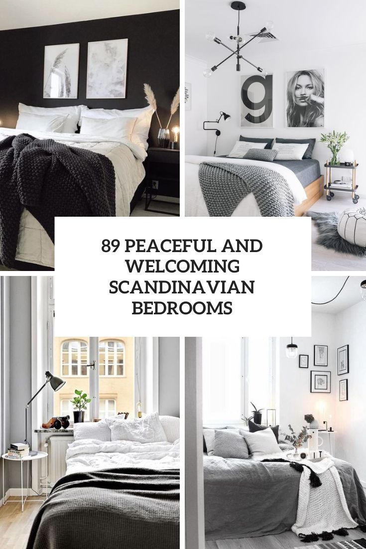 89 Peaceful And Welcoming Scandinavian Bedrooms