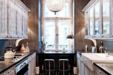 a cozy french-style kitchen design