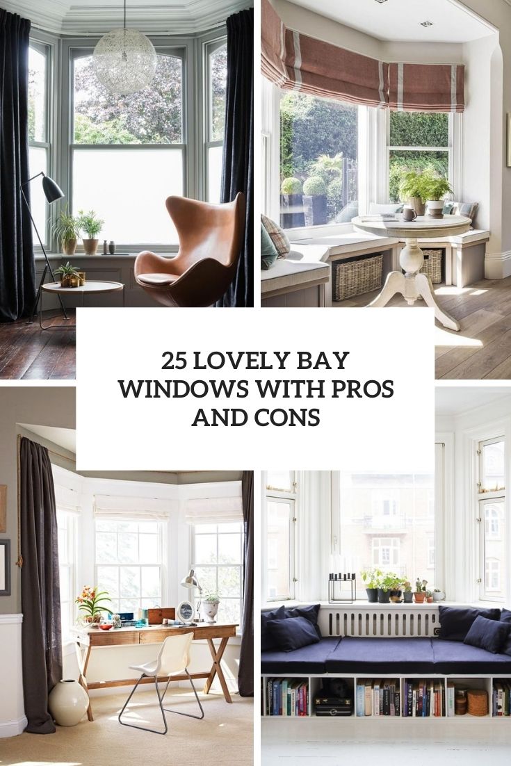 25 Lovely Bay Windows With Pros And Cons