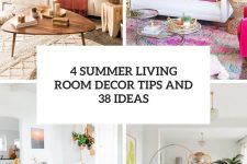 4 summer living room decor tips and 39 ideas cover