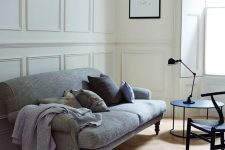 a cozy yet minimalist scandinavian living room design
