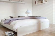 a cool minimalist bedroom design