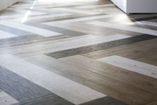such a lovely vinyl floor will add eye-catchiness with its colors and patterns and will make your space amazing