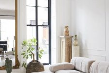 an airy neutral living room design