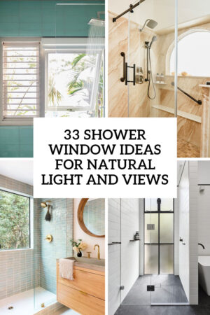 Highlight Window Shower 33 Shower Window Ideas For Natural Light And Views - Shelterness