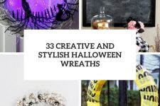 33 creative and stylish halloween wreaths cover