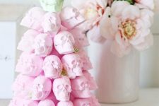 02 a pastel pink skull Halloween tree is an outstanding and extra bold idea that will catch all the eyes