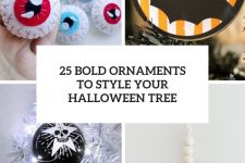25 bold ornaments to style your halloween tree cover