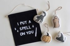 simple and cute Halloween ornaments are amazing to decorate your home for Halloween and can be hung anywhere