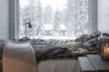 a super cozy chalet bedroom design