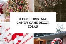 31 fun christmas candy cane decor ideas cover