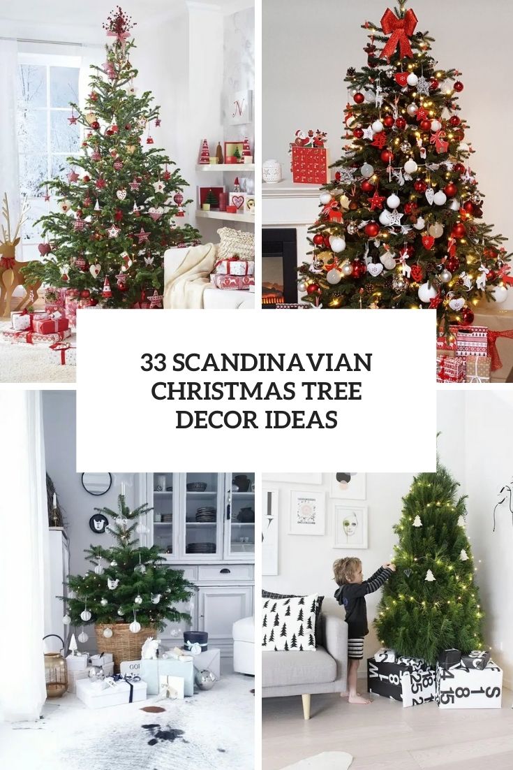 scandinavian christmas tree decor ideas cover