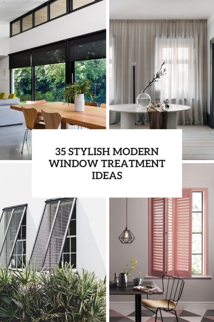 stylish modern window treatment ideas cover