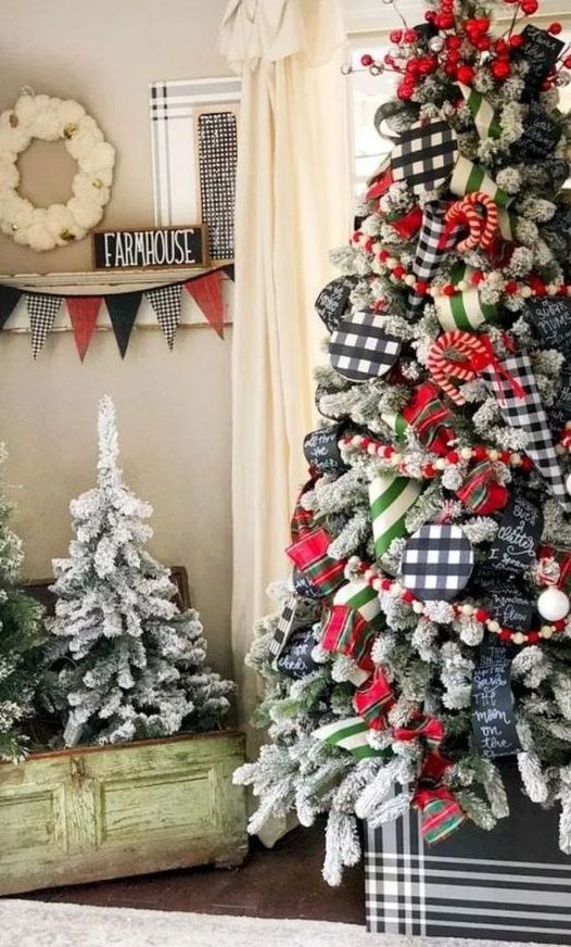 a stylish whimsical Christmas tree