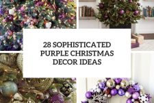 28 sophisticated purple christmas decor ideas cover