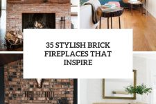 35 stylish brick fireplaces that inspire cover
