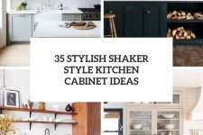 35 stylish shaker style kitchen cabinet ideas cover